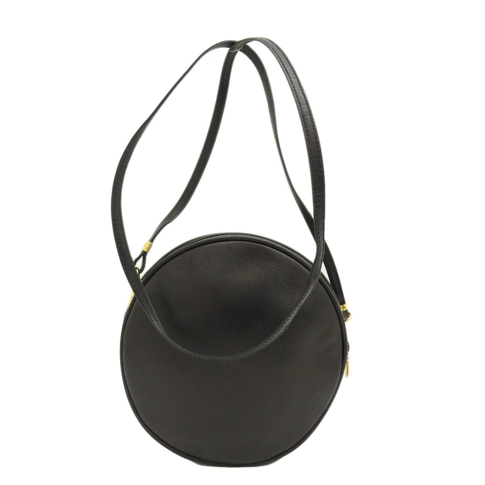 Gucci GG Interlocking Shoulder Bag Leather Black